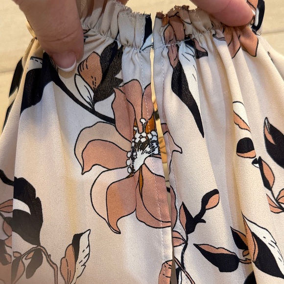 Floral Print Women's Tank - Picture 3 of 3